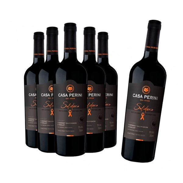 Casa Perini Solidrio Cabernet Sauvignon - Merlot (6 garrafas)