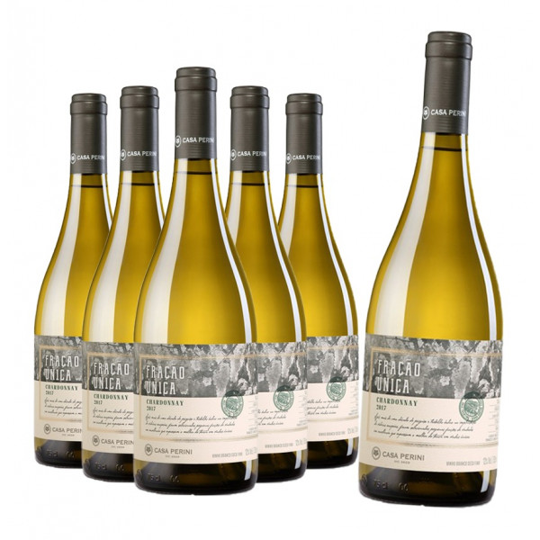 Kit Pack Vinho Casa Perini Fracao Unica Chardonnay (6 unidades)