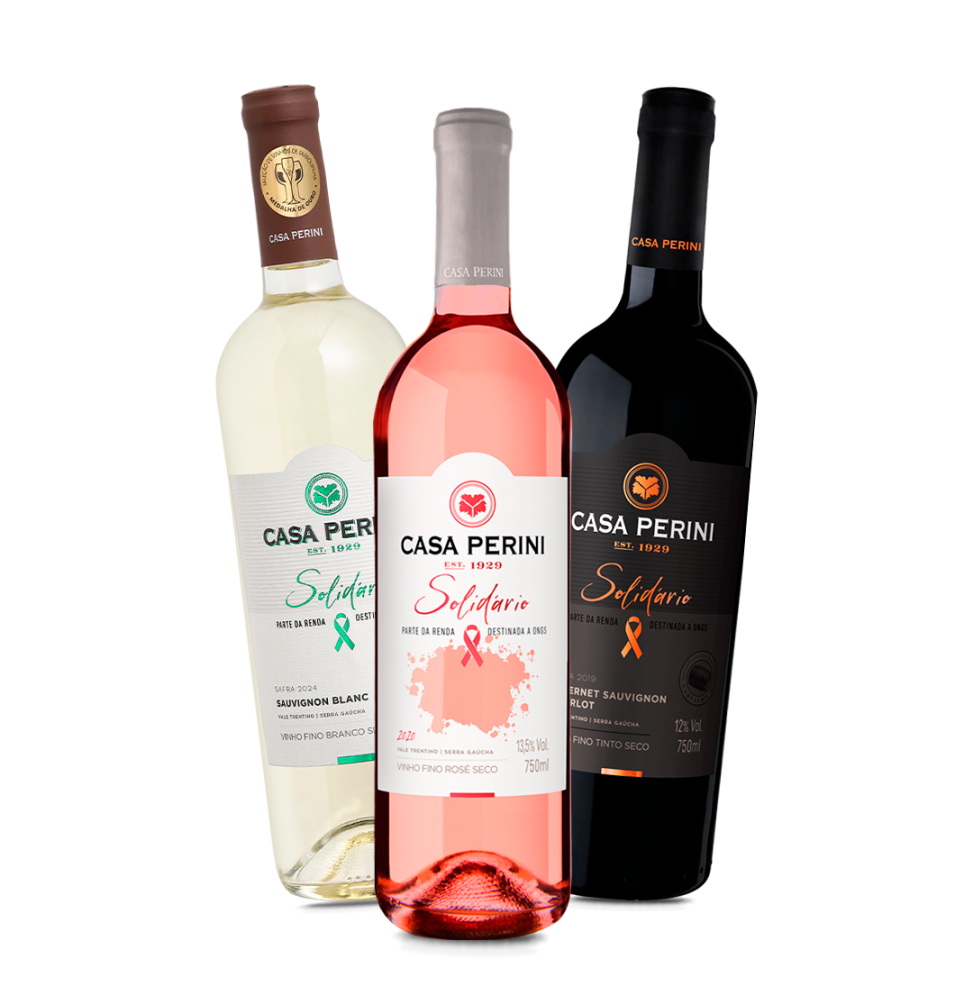 Kit Vinho Casa Perini Solidario (3 unidades)