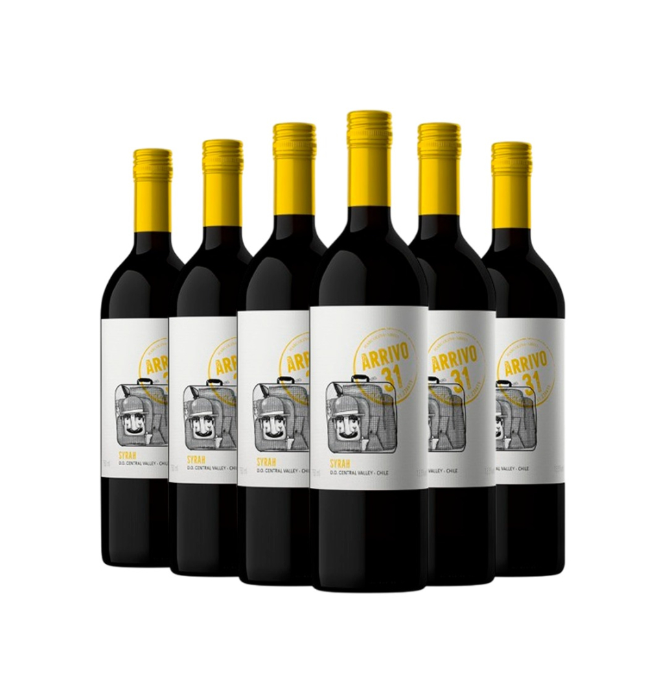 Arrivo 31 Syrah (6 garrafas)