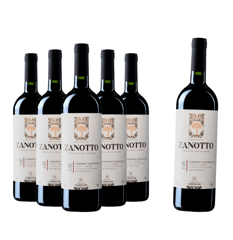 Zanotto Cabernet Sauvignon (6 garrafas)