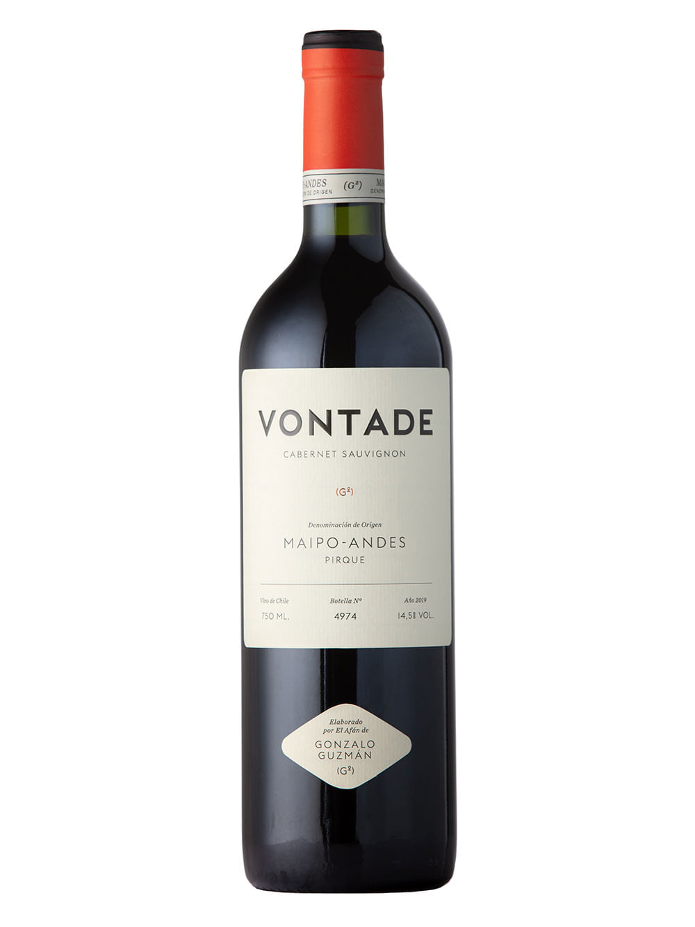 Gonzalo Guzman G Vontade Cabernet Sauvignon 2022