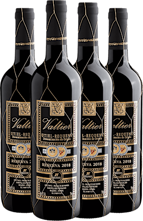 Faustino Rivero Ulecia Kit 4 Valtier Reserva Utiel-requena Dop Por R$54,90 Cada Garrafa + Frete Gratis* (4 garrafas)