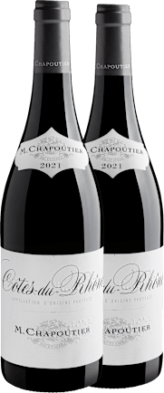 M. Chapoutier Ctes-du-Rhne (2 garrafas)