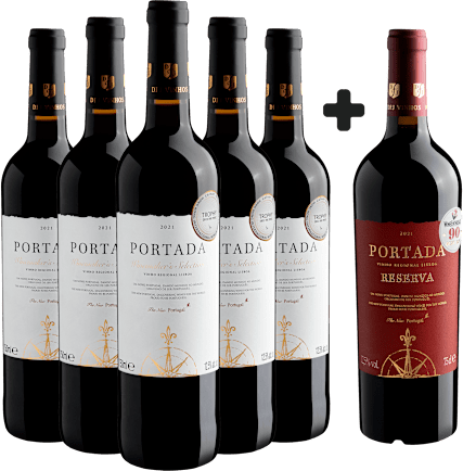 Kit 5 Portada Winemaker's Por R$59,90 Cada Garrafa + 1 Portada Reserva Gratis (6 unidades)
