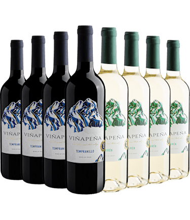 Kit Linha Vinapena | 4 Tinto + 4 Branco Por R$25,90 Cada Garrafa* (8 unidades)