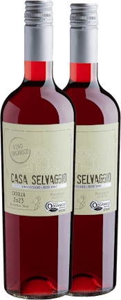 Vinecol Casa Selvaggio Criolla Orgnico Ros (2 garrafas)