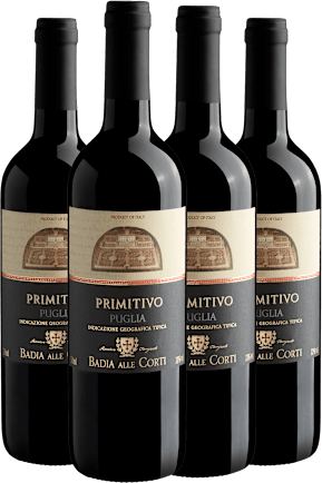 Badia Alle Corti Primitivo (4 garrafas)