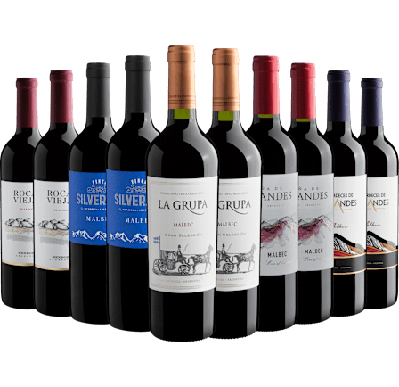 Kit Malbecs | Por R$26,90 Cada Garrafa* (10 unidades)