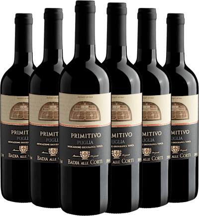 Badia Alle Corti Primitivo (6 garrafas)