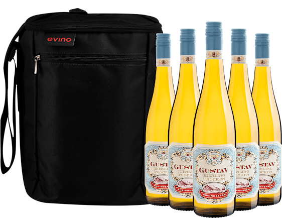 Moselland Gustav Riesling Trocken (5 garrafas)