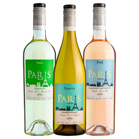Kit 3 Varietais Paris (3 unidades)