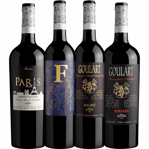 Kit Goulart Degustacao 4 Varietais (4 unidades)