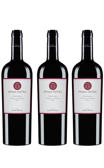 Kit Vertical Vinho Prima Pietra Super Tuscany Castiglion Del Bosco (3 unidades)