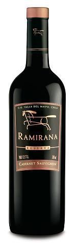  Vinho Chileno Ramirana Reserva Cabernet Sauvignon