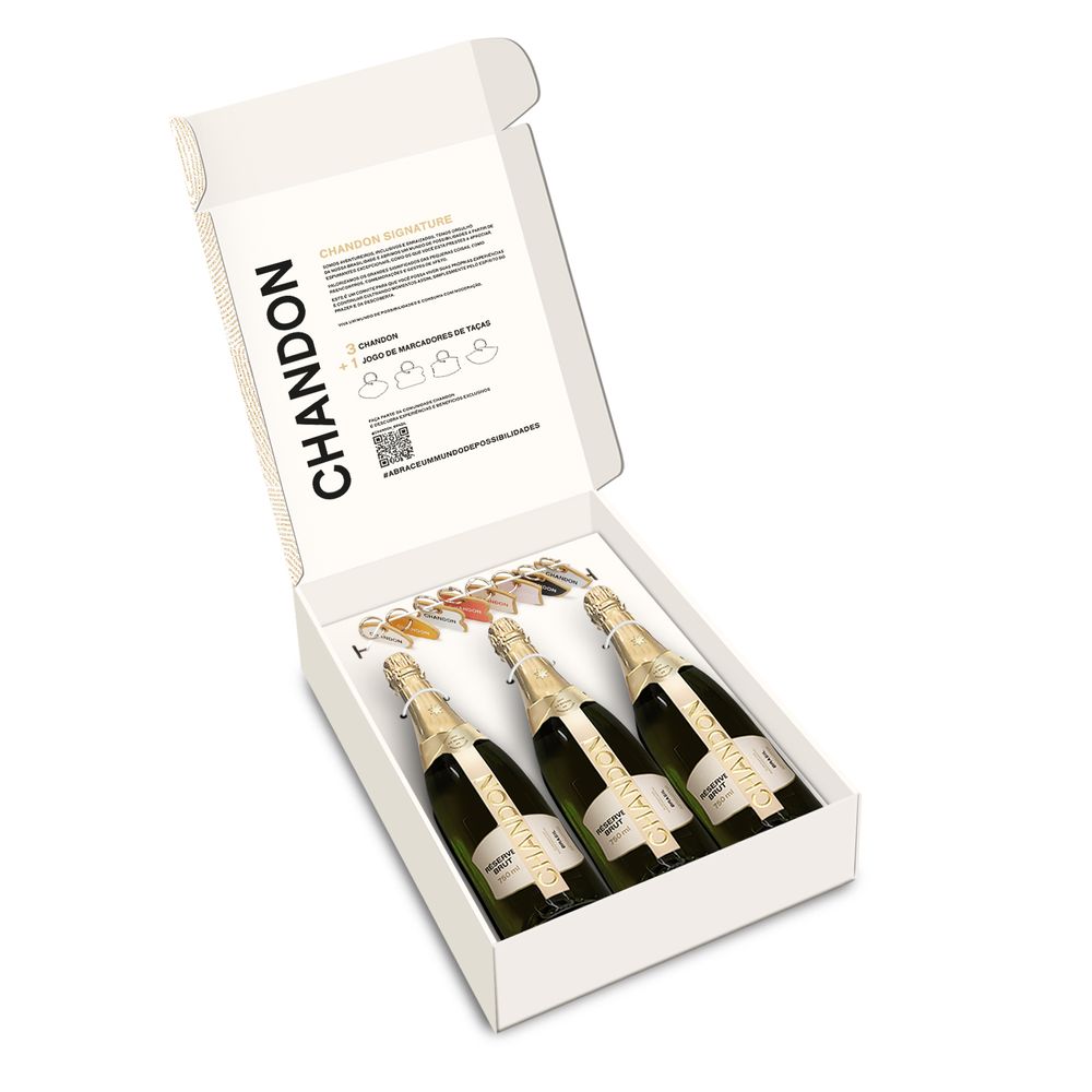 CHANDON Brazil Rserve Brut (3 garrafas)