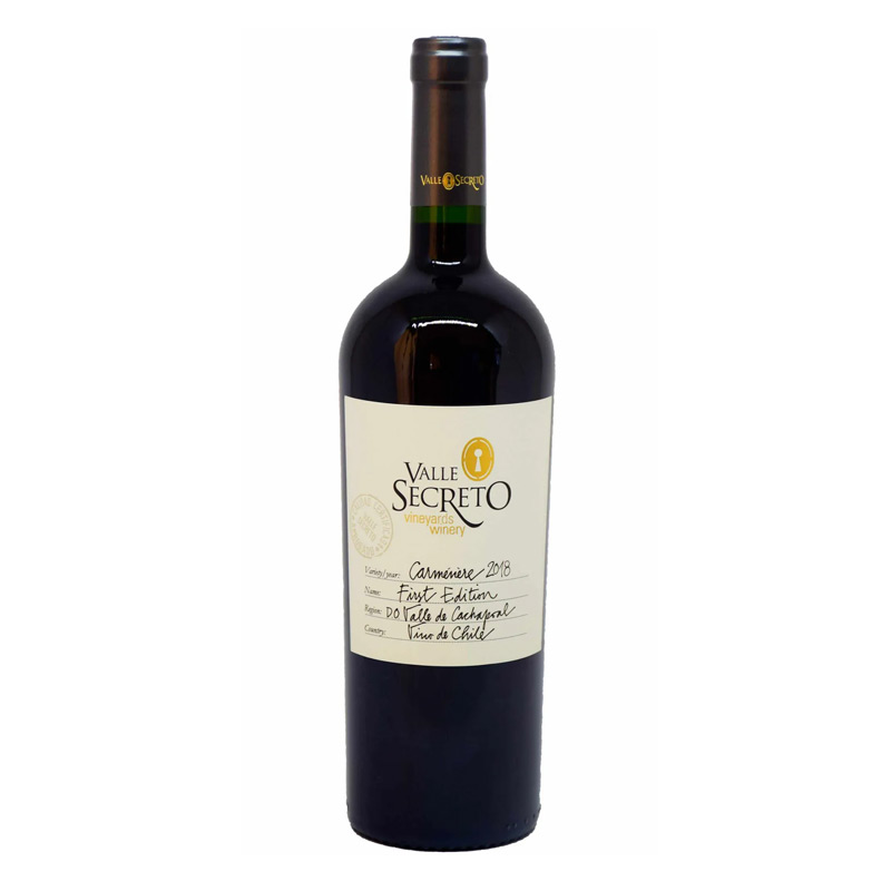 Valle Secreto Vineyards Winery First Edition Carmenre