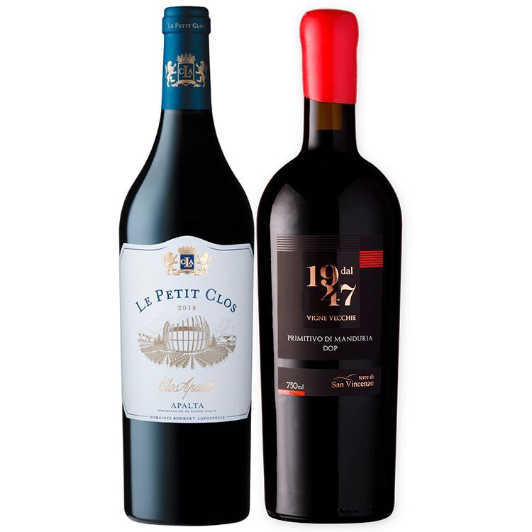 Kit 2 Garrafas Grandes Vinhos (2 unidades)