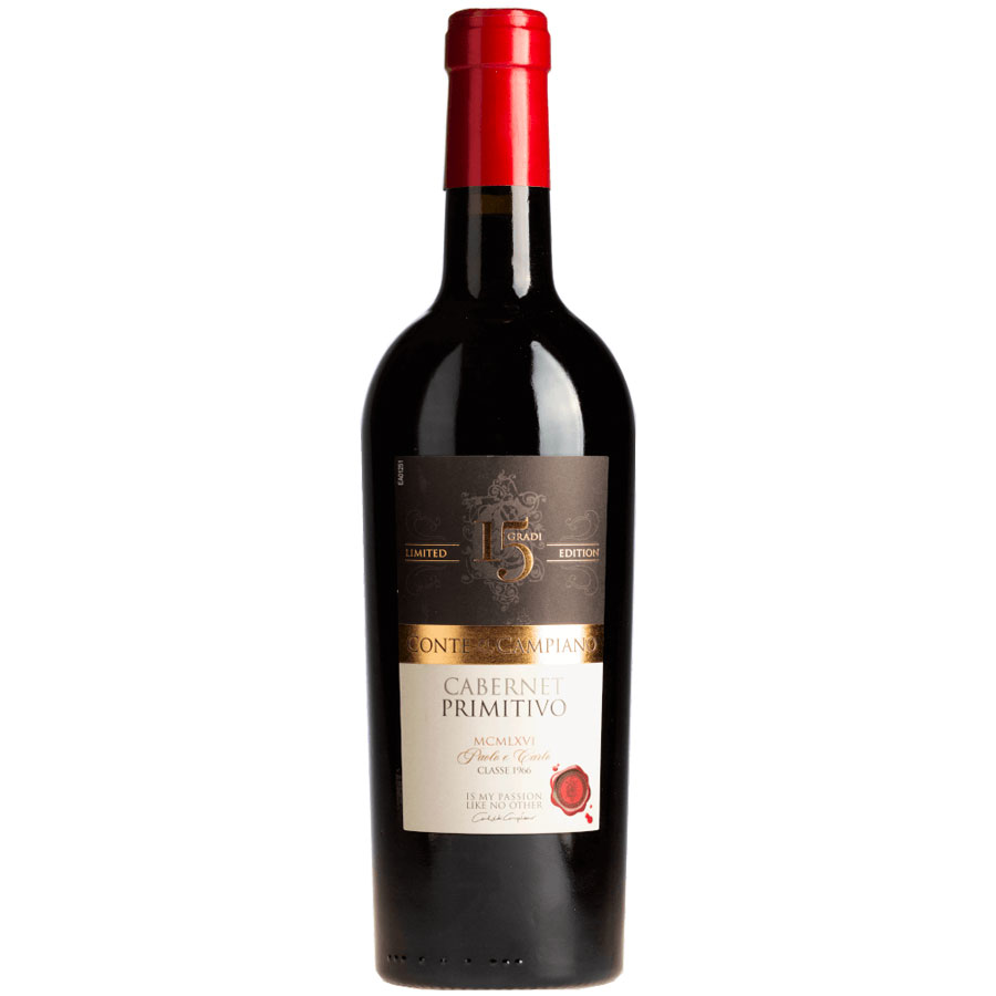 Conte di Campiano Limited 15 Gradi Edition Cabernet - Primitivo