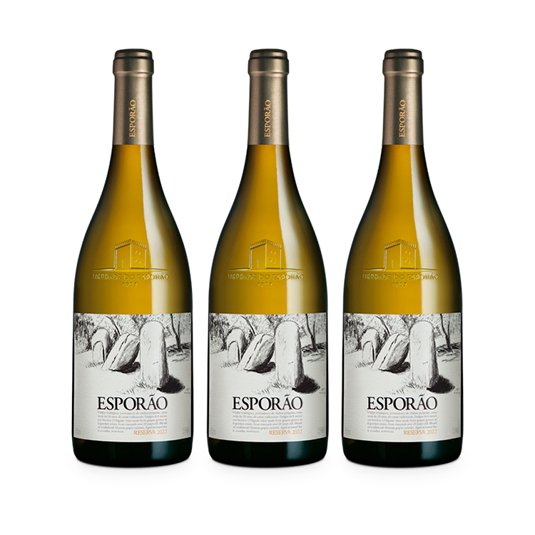 Esporo Esporo Reserva Branco 2023 (3 garrafas)