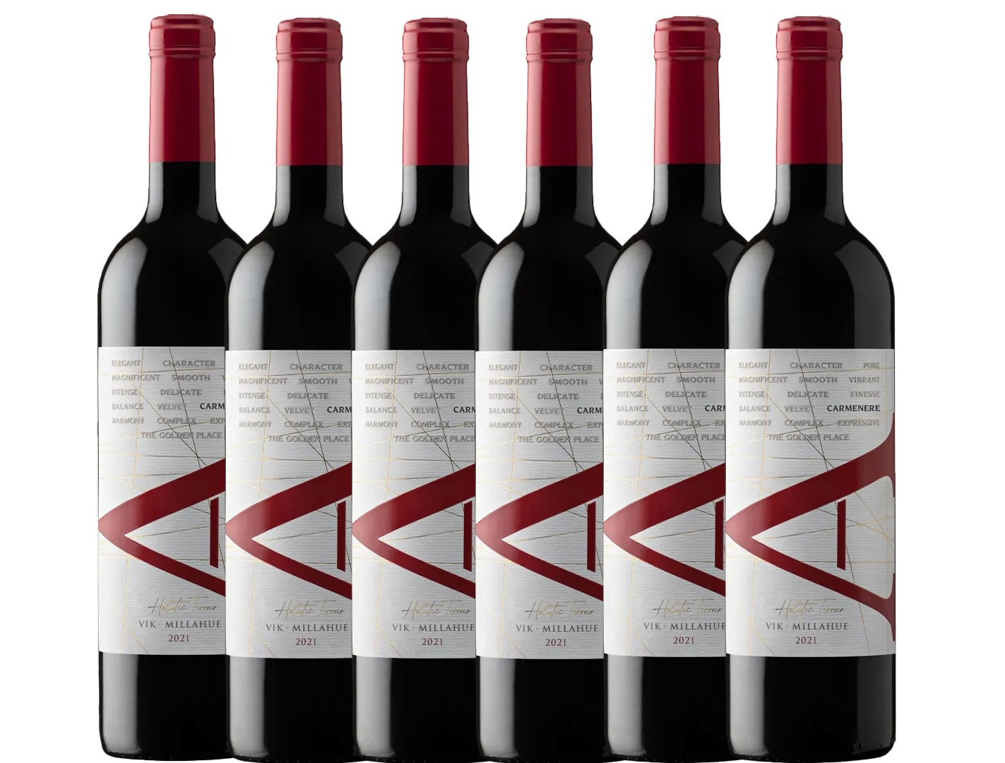 Kit Vik A Carmenere Vinho Chileno (6 unidades)